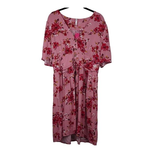 NWT Time And Tru Womens Floral Dress Size XXL - Picture 1 of 10